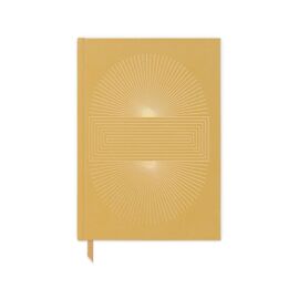 Hard Cover Suede Journal- Ochre / Designworks Collective